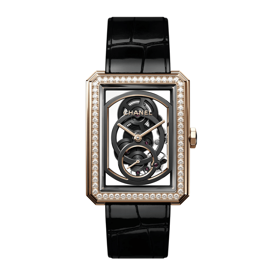 CHANEL BOY·FRIEND Skeleton Watch H6595