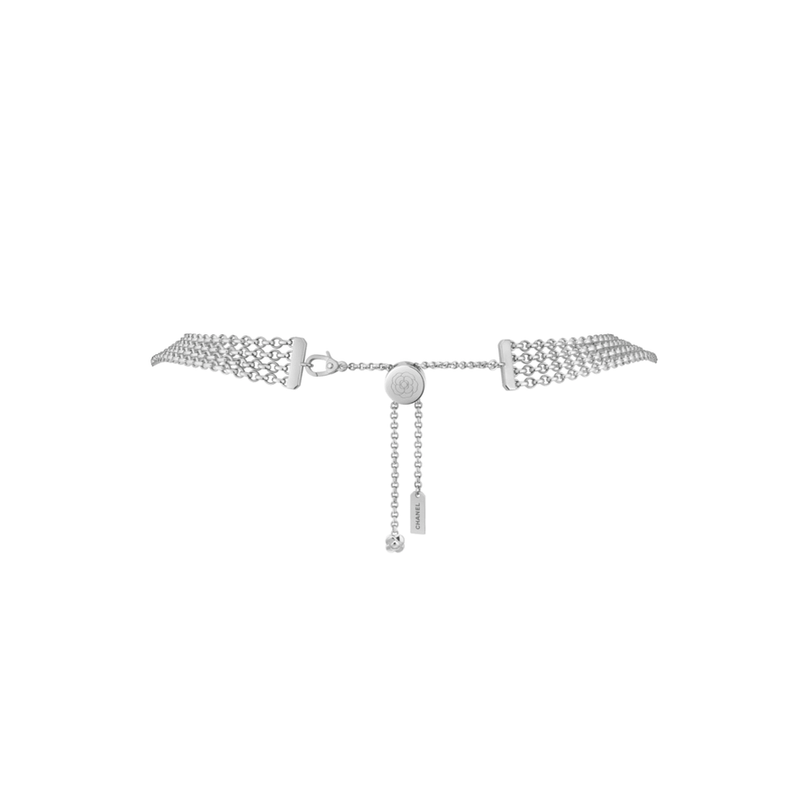 CHANEL Camélia Bloom Plastron Necklace - J13844