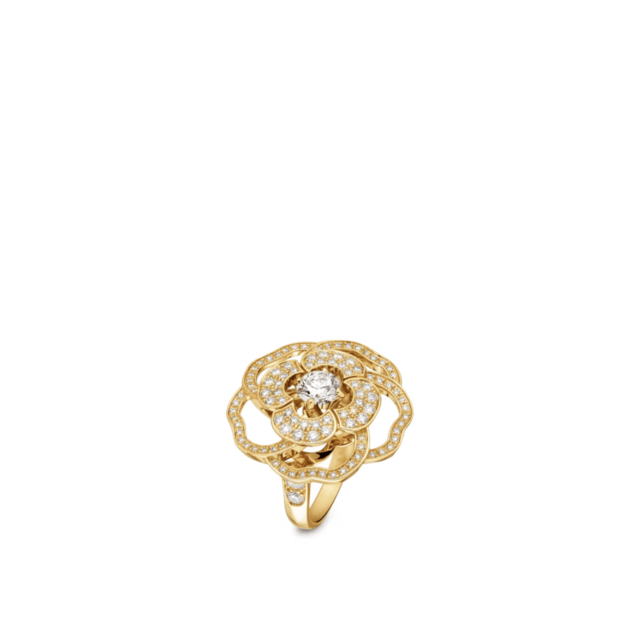 CHANEL Camélia Bloom Ring J13372
