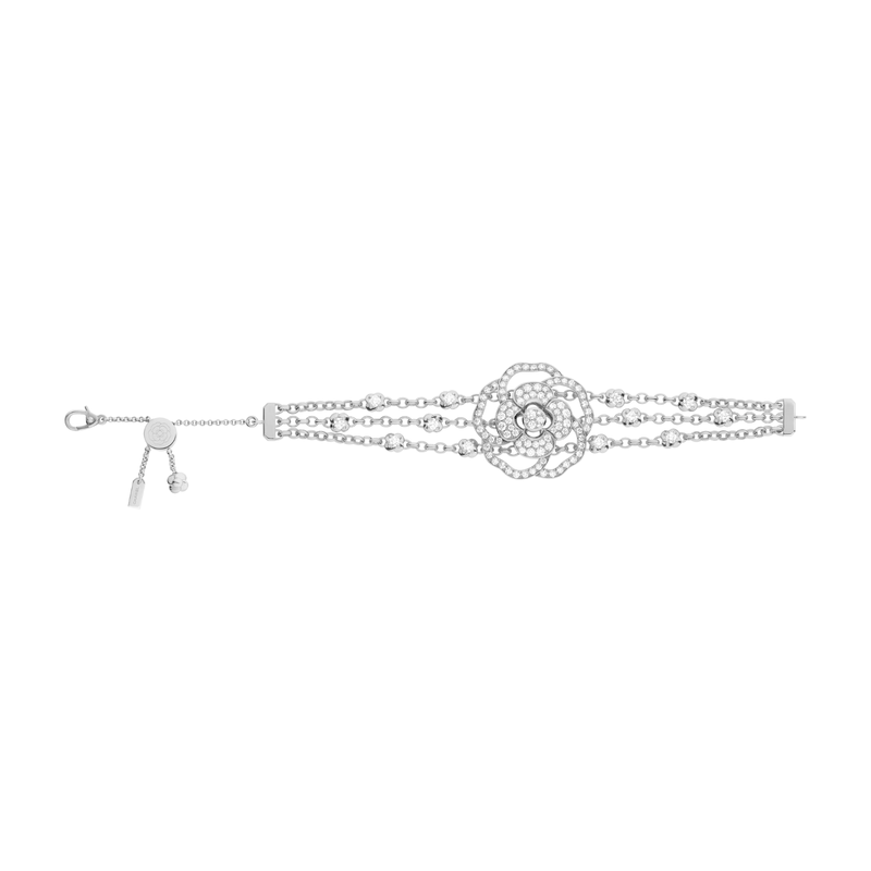 CHANEL Camélia Bloom Supple Cuff-CHANEL Camélia Bloom Supple Cuff - J13524
