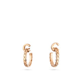 CHANEL Coco Hoop Earrings-CHANEL Coco Hoop Earrings - J13160