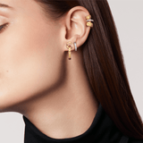 CHANEL Coco Hoop Earrings-CHANEL Coco Hoop Earrings - J13161