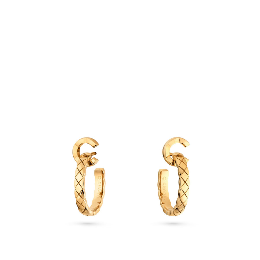 CHANEL Coco Hoop Earrings - J13161