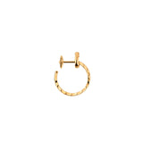 CHANEL Coco Hoop Earrings-CHANEL Coco Hoop Earrings - J13161