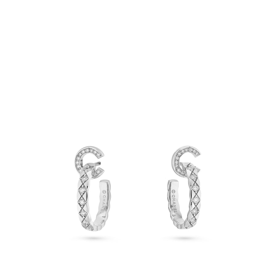 CHANEL Coco Hoop Earrings - J13443