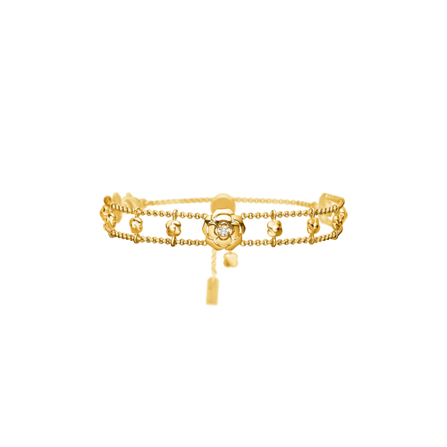 CHANEL Extrait de Camélia Supple Bracelet - J13842