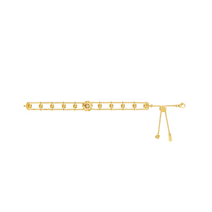 CHANEL Extrait de Camélia Supple Bracelet - J13842