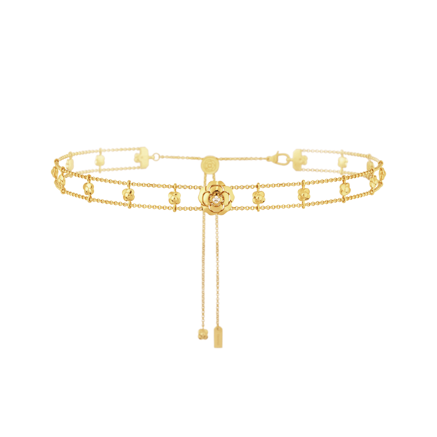 CHANEL Extrait De Camélia Supple Choker - J13652