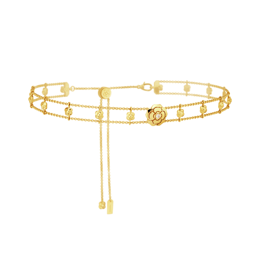 CHANEL Extrait De Camélia Supple Choker - J13652