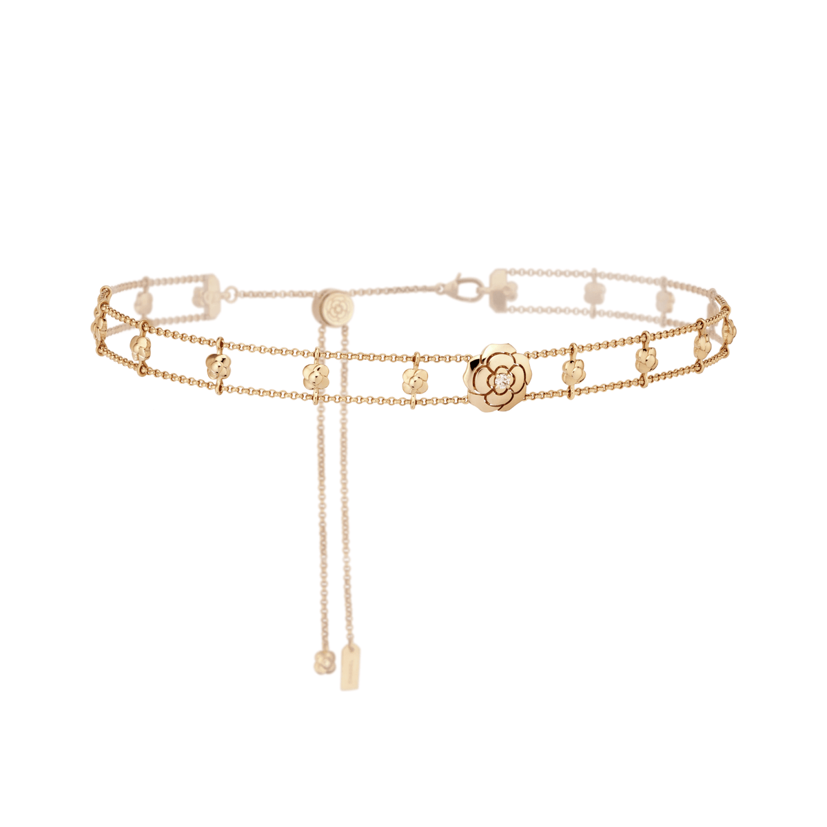 CHANEL Extrait De Camélia Supple Choker - J13653