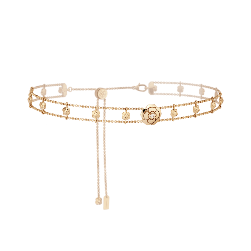 CHANEL Extrait De Camélia Supple Choker-CHANEL Extrait De Camélia Supple Choker - J13653