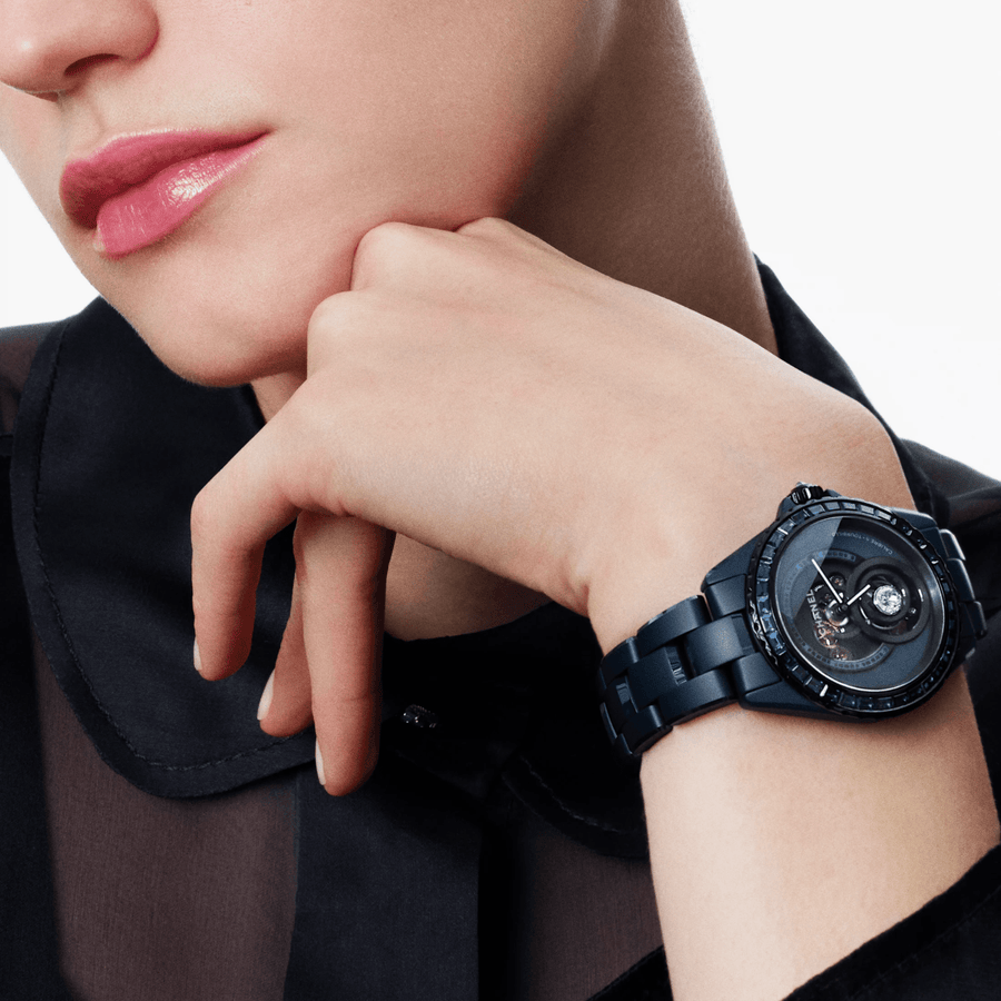 CHANEL J12 Bleu Diamond Tourbillon Watch - H10334