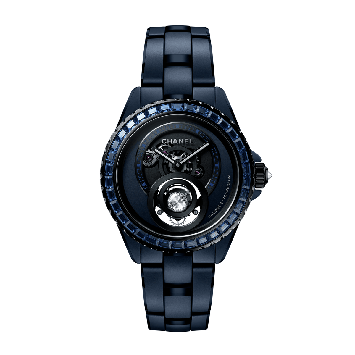 CHANEL J12 Bleu Diamond Tourbillon Watch - H10334