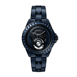 CHANEL J12 Bleu Diamond Tourbillon Watch-CHANEL J12 Bleu Diamond Tourbillon Watch - H10334