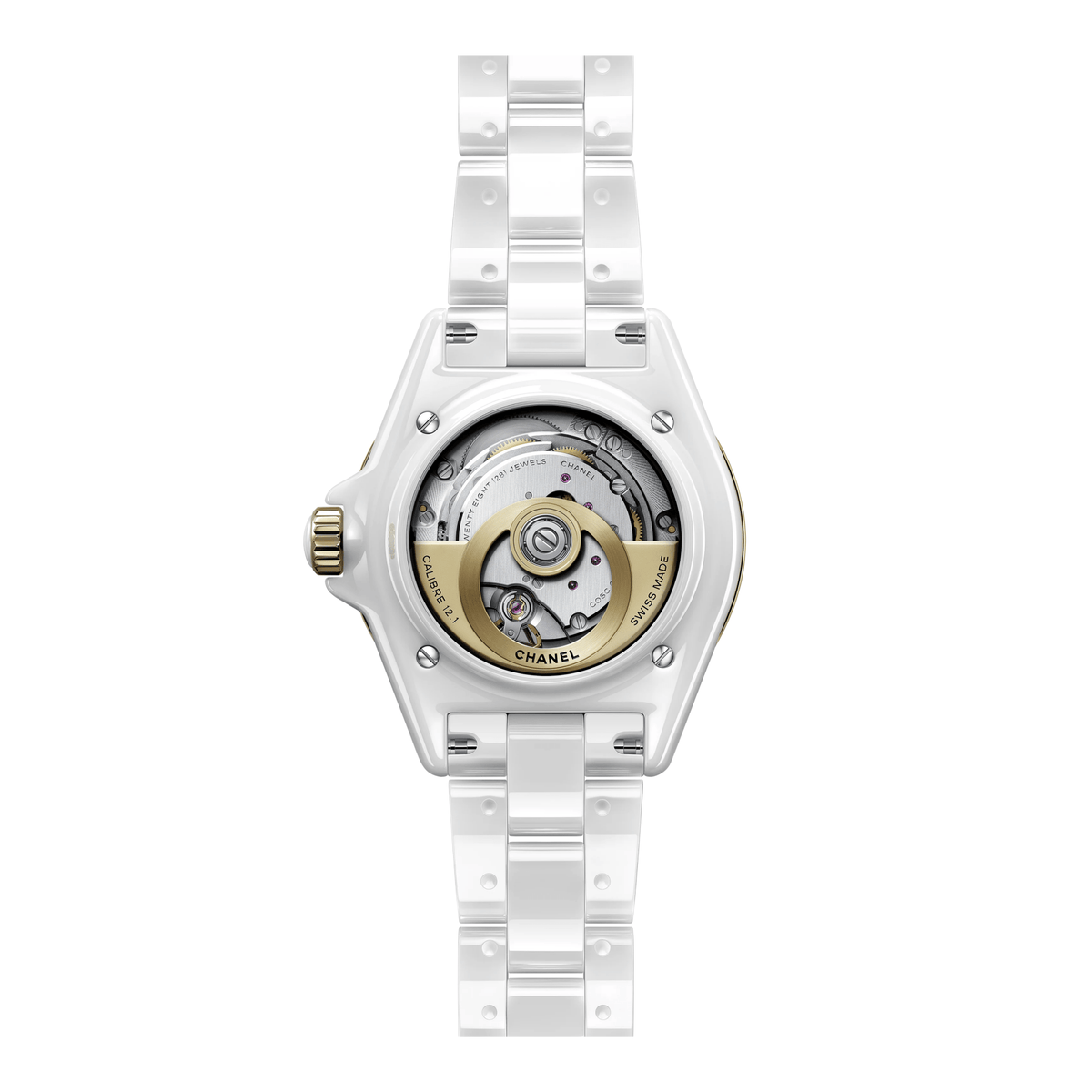 CHANEL J12 Diamond Bezel Watch Caliber 12.1, 38mm - H9836