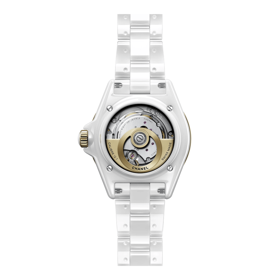 CHANEL J12 Diamond Bezel Watch Caliber 12.1, 38mm - H9836