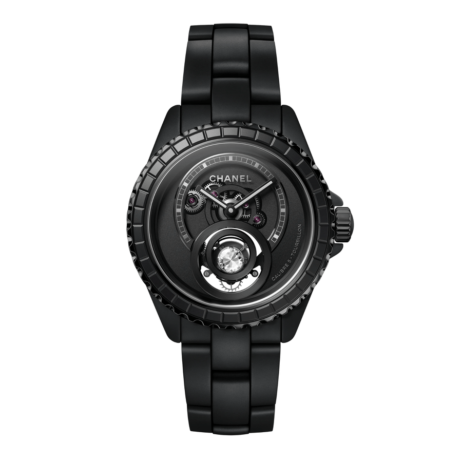 CHANEL J12 Diamond Tourbillon Watch Caliber 5 38mm H9961