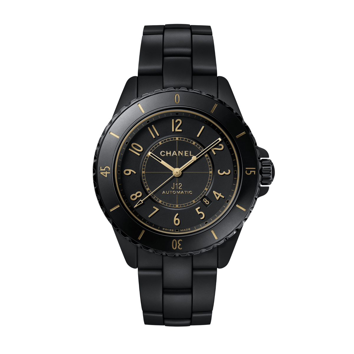 CHANEL J12 Golden Black Watch Caliber 12.1, 42mm H11060
