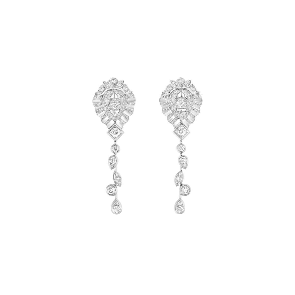 CHANEL Lion Solaire De CHANEL Earrings - J65422