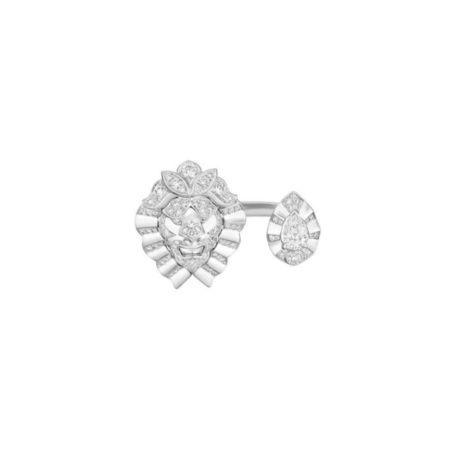 CHANEL Lion Solaire De CHANEL Toi & Moi Ring - J65402