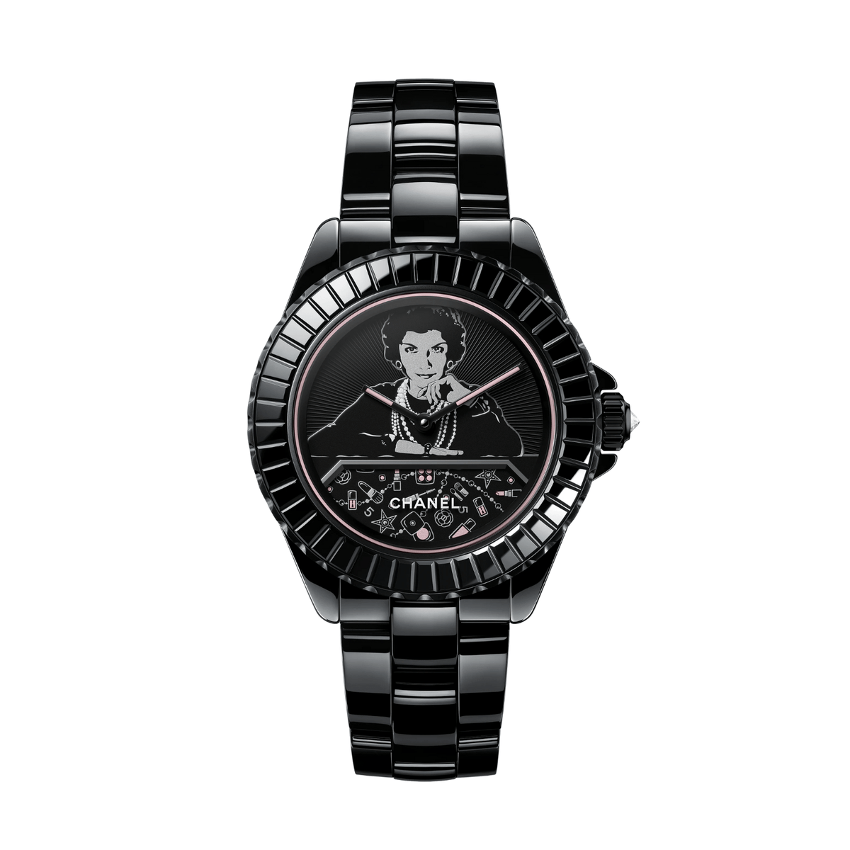 CHANEL Mademoiselle J12 Blush Watch 38mm - H10313