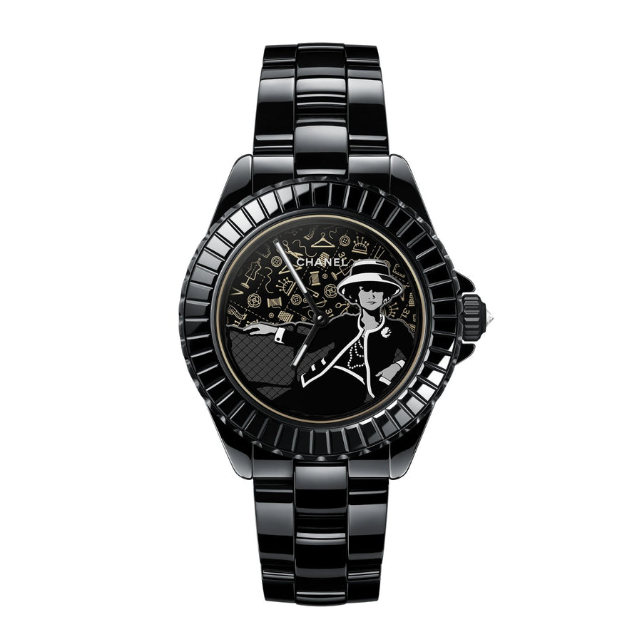 CHANEL MADEMOISELLE J12 Couture Watch, 38mm - H9761