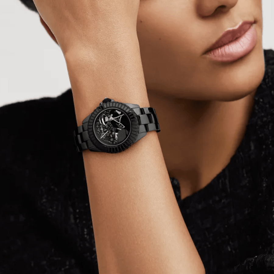 CHANEL MADEMOISELLE J12 Couture Watch, 38mm - H9761
