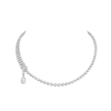 CHANEL N°5 Drop White Gold Necklace-CHANEL N°5 Drop White Gold Necklace - J65442