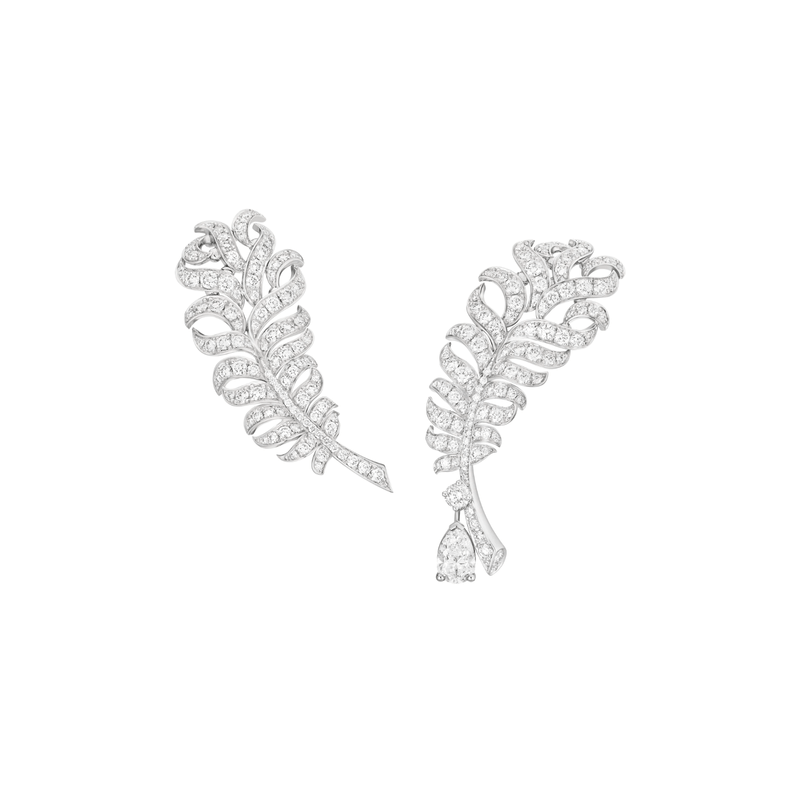 CHANEL Plume De CHANEL Earrings-CHANEL Plume De CHANEL Earrings - J66070