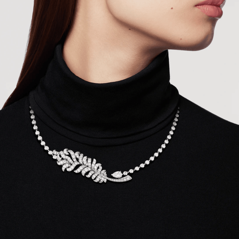 CHANEL Plume De CHANEL Necklace-CHANEL Plume De CHANEL Necklace - J65553