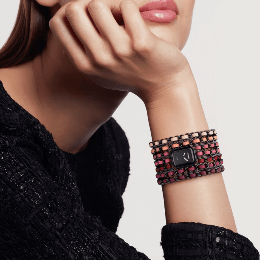 CHANEL Première Cuff Blush Watch H10329