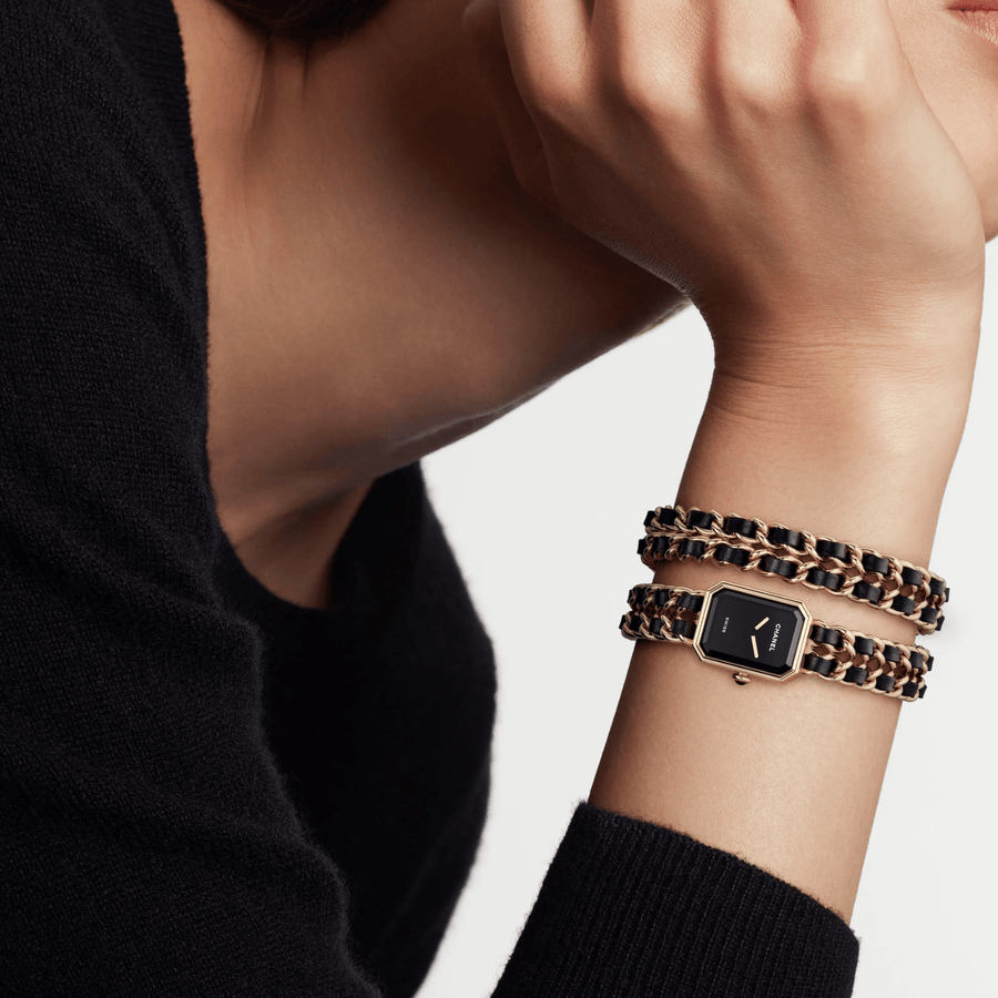 CHANEL Première Iconic Chain Double Row Watch H10332