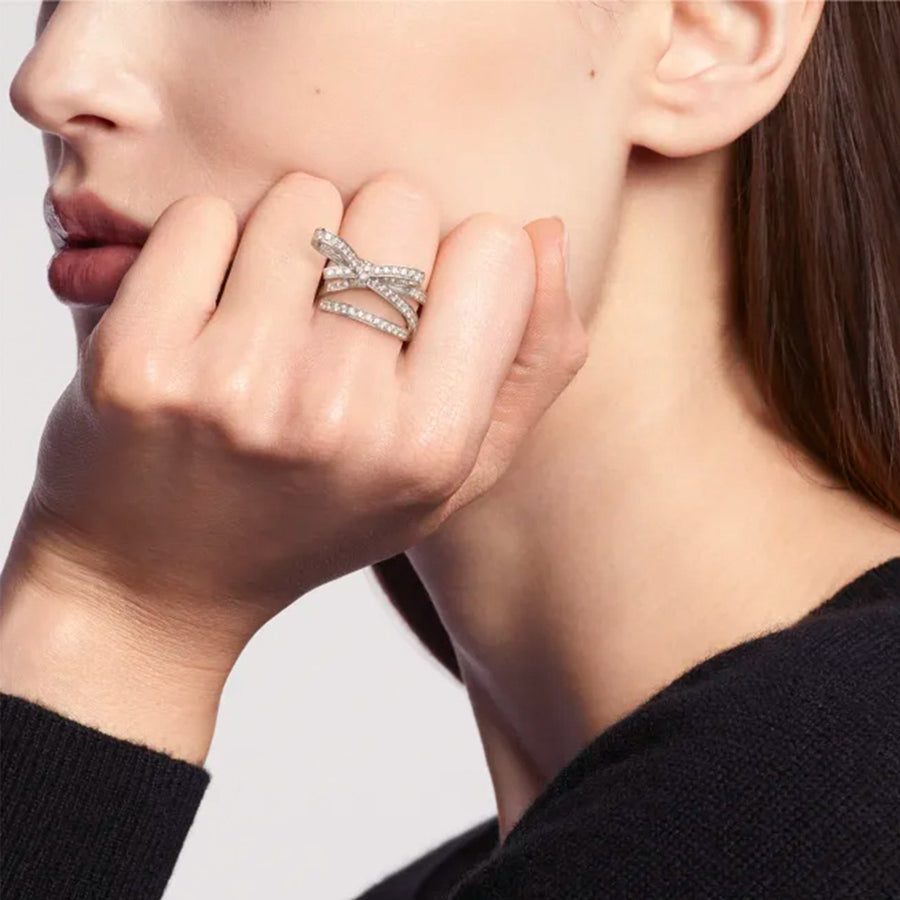CHANEL Ruban Ring - J11142