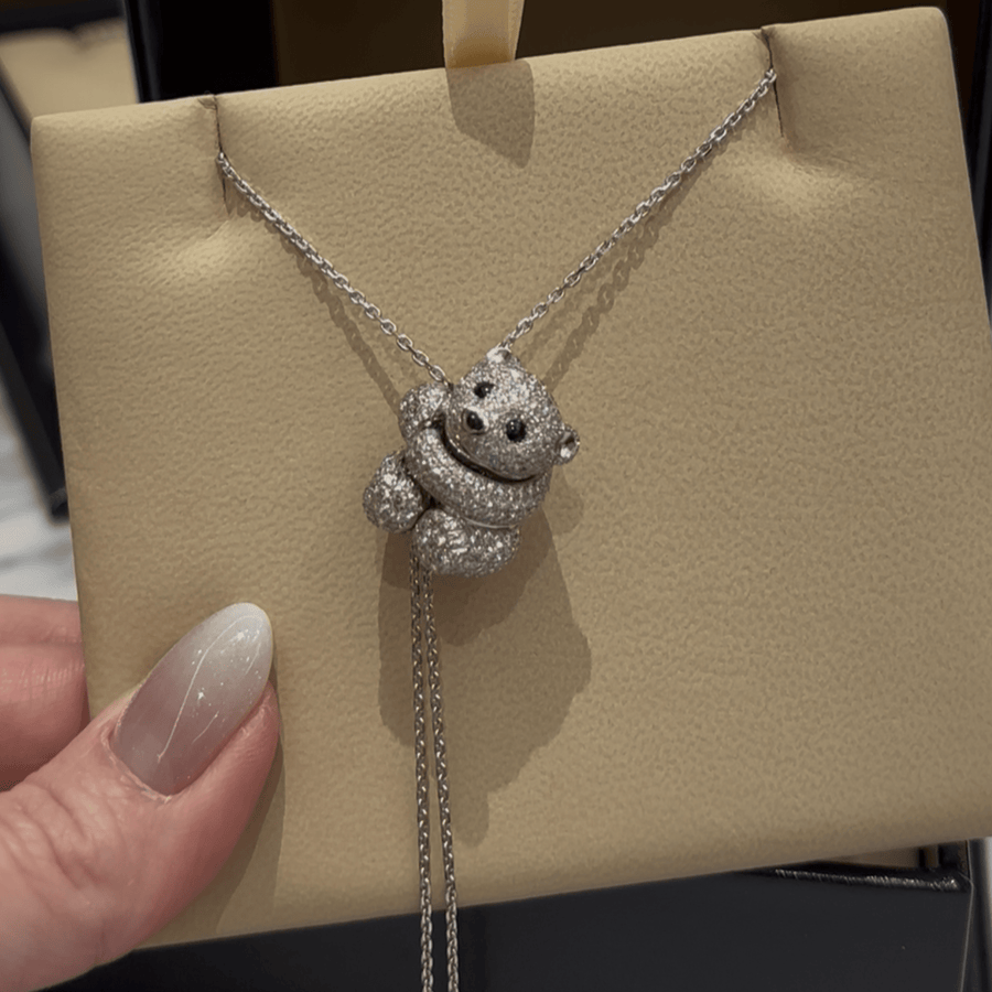 Chopard Animal World Teddy Bear Pendant and Chain 817987-1001