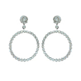 Chopard Diamond Circle Drop Earrings-Chopard Diamond Circle Drop Earrings - 840643 - 1002