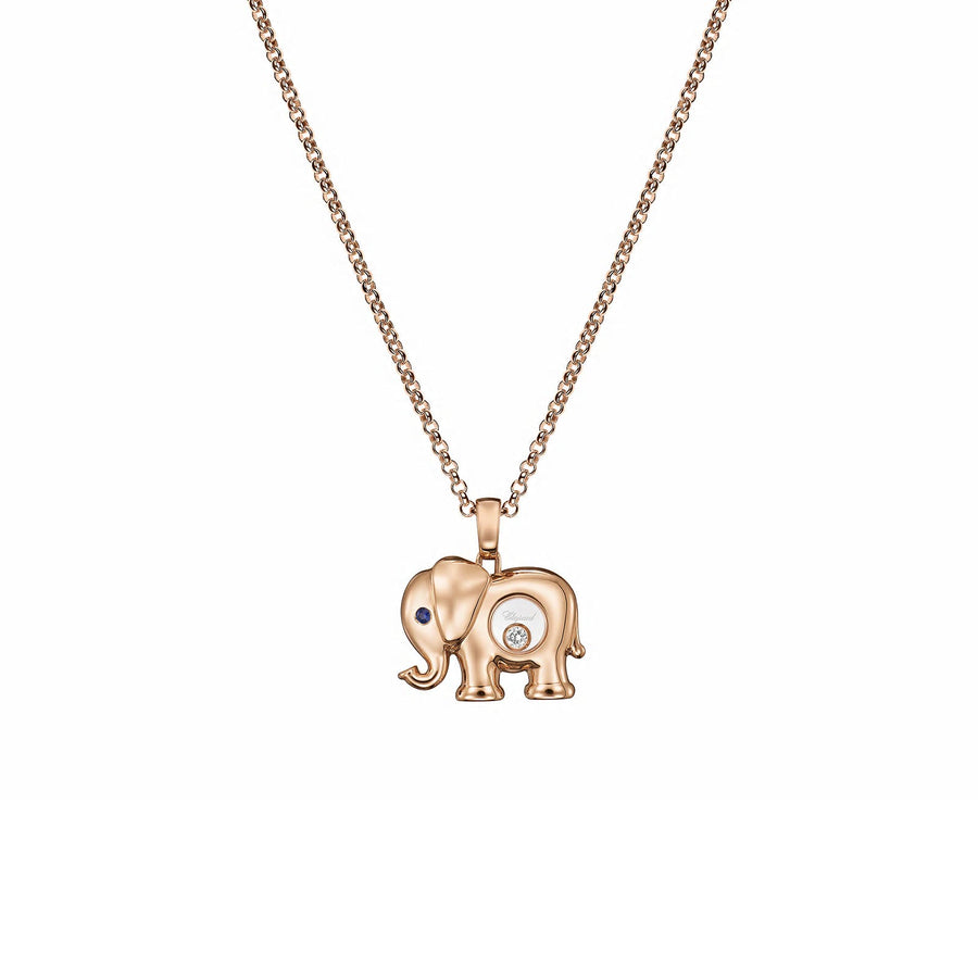 Chopard Diamond Elephant Necklace - 79A189 - 5001