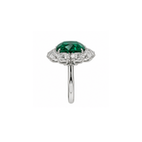 Chopard Emerald Diamond Ring-Chopard Emerald Diamond Ring - 56821570-101