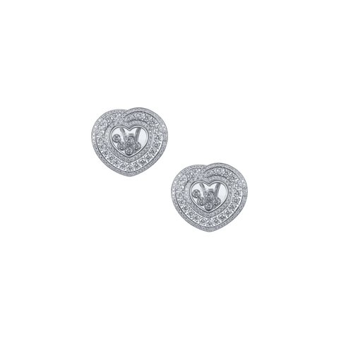 Chopard Happy Diamonds Hearts Clip Earrings-Chopard Happy Diamonds Hearts Clip Earrings 849086-1001