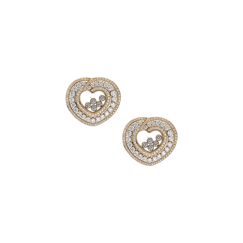 Chopard Happy Diamonds Hearts Clip Earrings-Chopard Happy Diamonds Hearts Clip Earrings 849086-5001