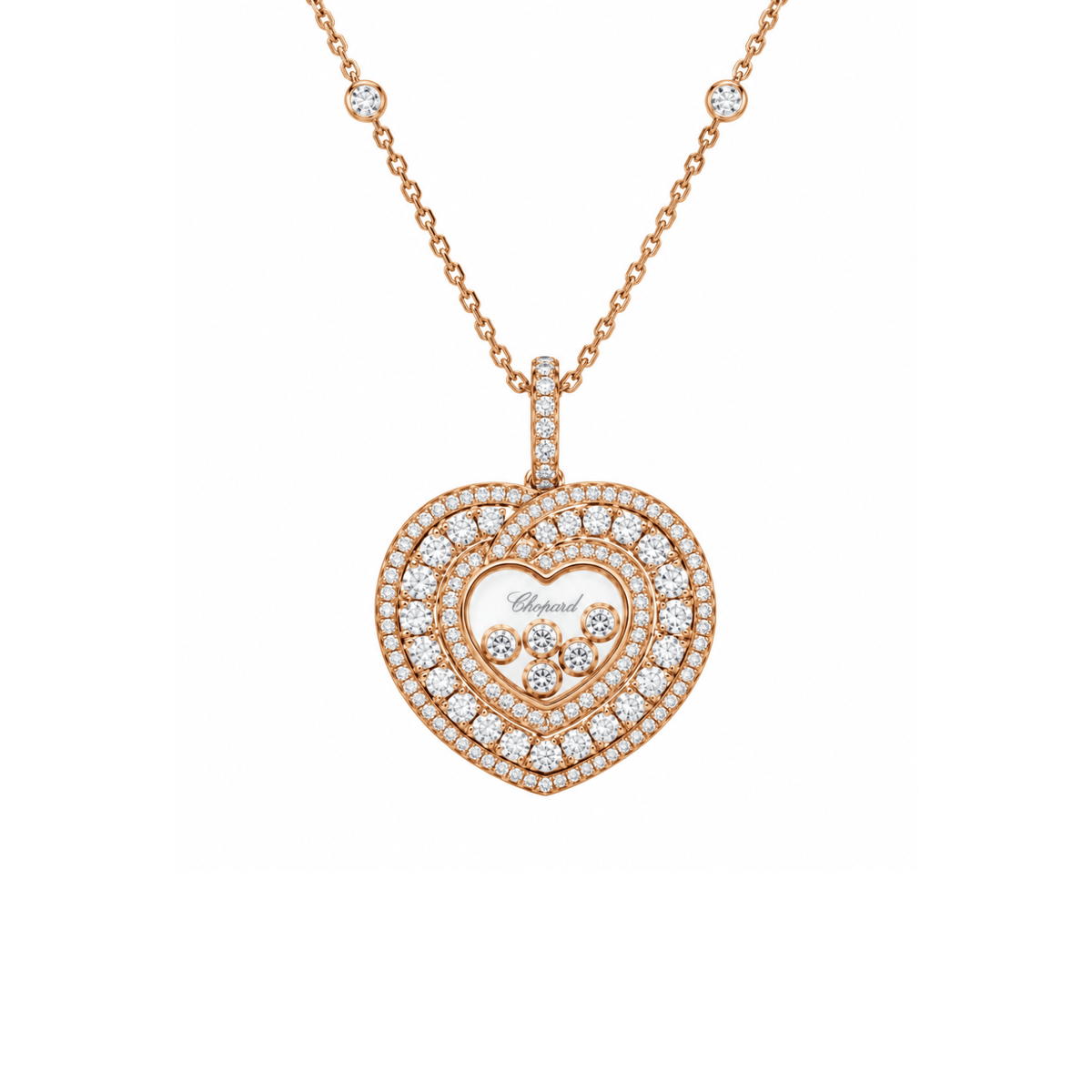 Chopard Happy Diamonds Hearts Necklace 799086-9001