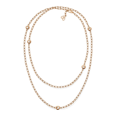 Chopard Happy Diamonds Icons Sautoir Necklace-Chopard Happy Diamonds Icons Sautoir Necklace - 81A117-5001