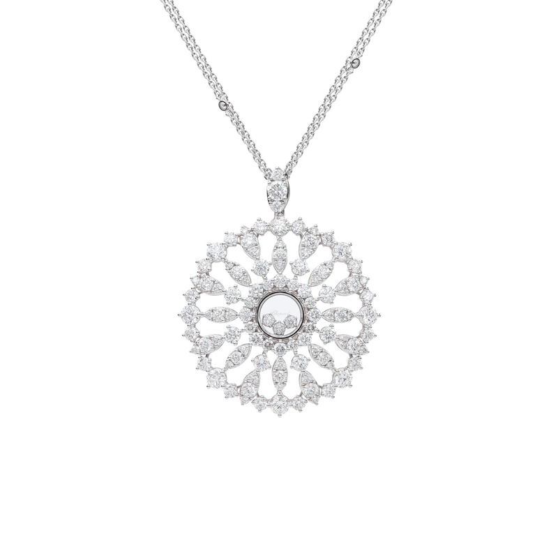 Chopard Happy Diamonds Pendant and Chain-Chopard Happy Diamonds Pendant and Chain 79A036-1001