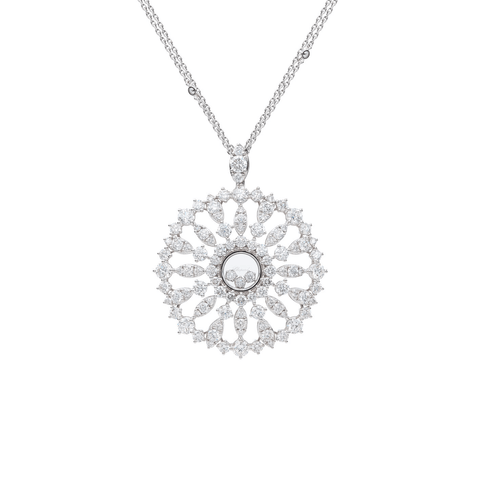 Chopard Happy Diamonds Pendant and Chain-Chopard Happy Diamonds Pendant and Chain 79A036-1001