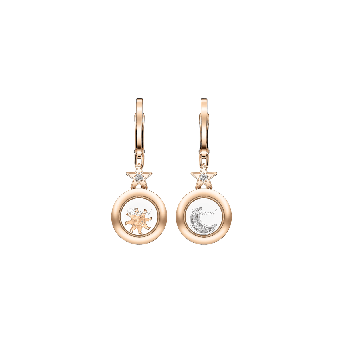 Chopard Happy Diamonds Sun, Moon, and Stars Earrings