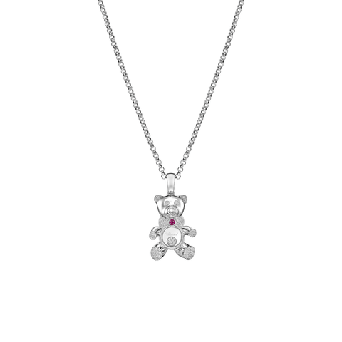 Chopard Happy Diamonds Teddybear Necklace-Chopard Happy Diamonds Teddybear Necklace 79A188-1201