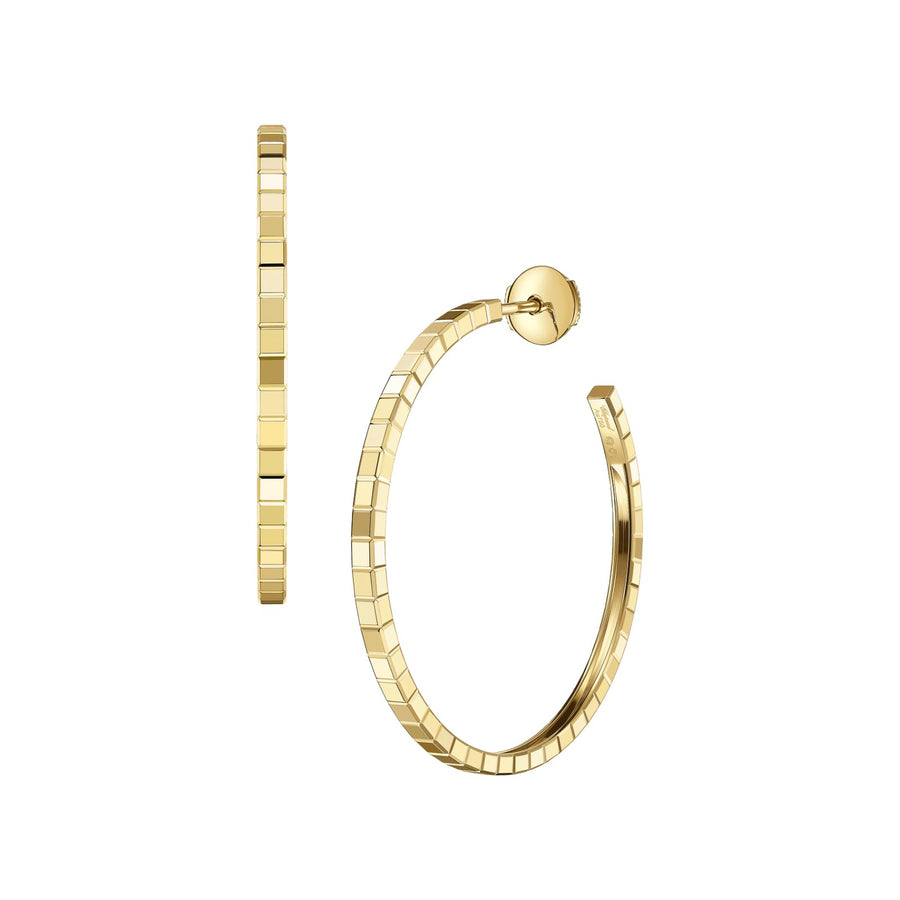 Chopard Ice Cube Earrings in 18k yellow gold. 837702-0007
