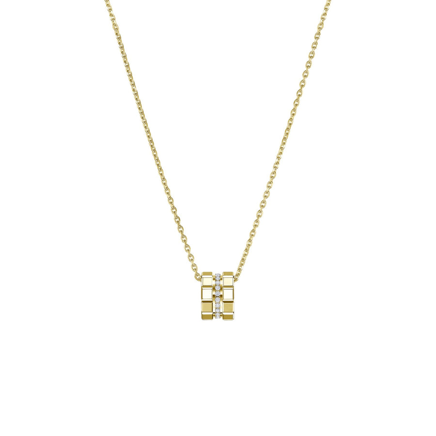 Chopard Ice Cube Pendant - 797005-0003 - Chopard Ice Cube Pendant in 18 karat yellow gold with diamonds totaling 0.14 carats.