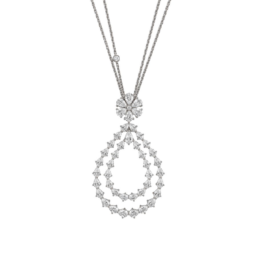 Chopard L'Heure Du Diamant Drop Diamond Necklace 79A065-1001