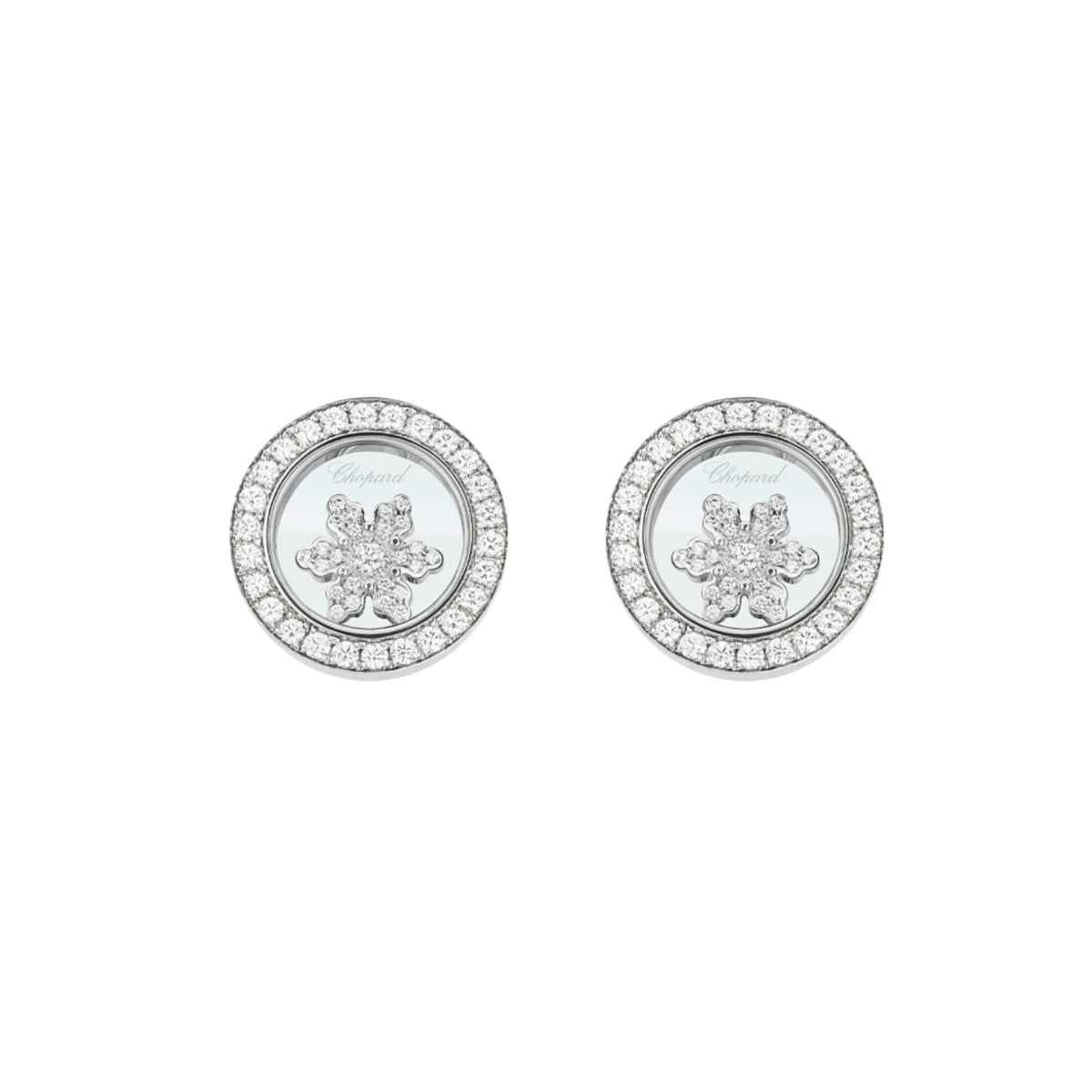 Chopard Snowflake Clip - on Earrings - 845756 - 1002