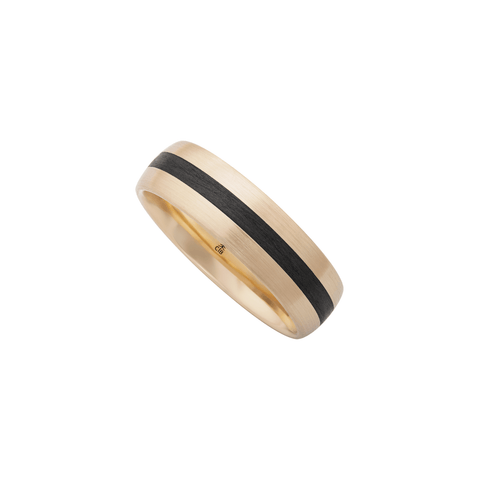 Christian Bauer Carbon and Rose Gold Ring-Christian Bauer Carbon and Rose Gold Ring 274757-030490